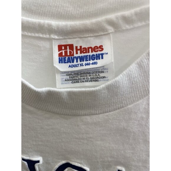 Vintage Chicago White T-Shirt Men Xl  Windy City Adult Hanes USA Made - Picture 5 of 6